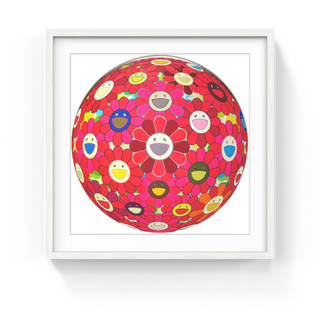 Flower Ball (3-D) Red Cliff, 2010-Takashi Murakami-Pinto Gallery