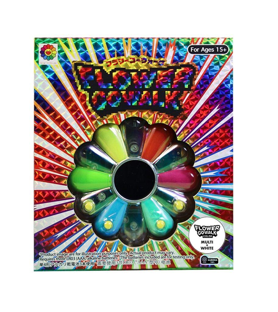 Takashi Murakami | Flower Go Walk Color (Aurora: Multi x White