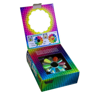 Flower Go Walk Color (Aurora: Multi x White), 2022-Takashi Murakami-Pinto Gallery