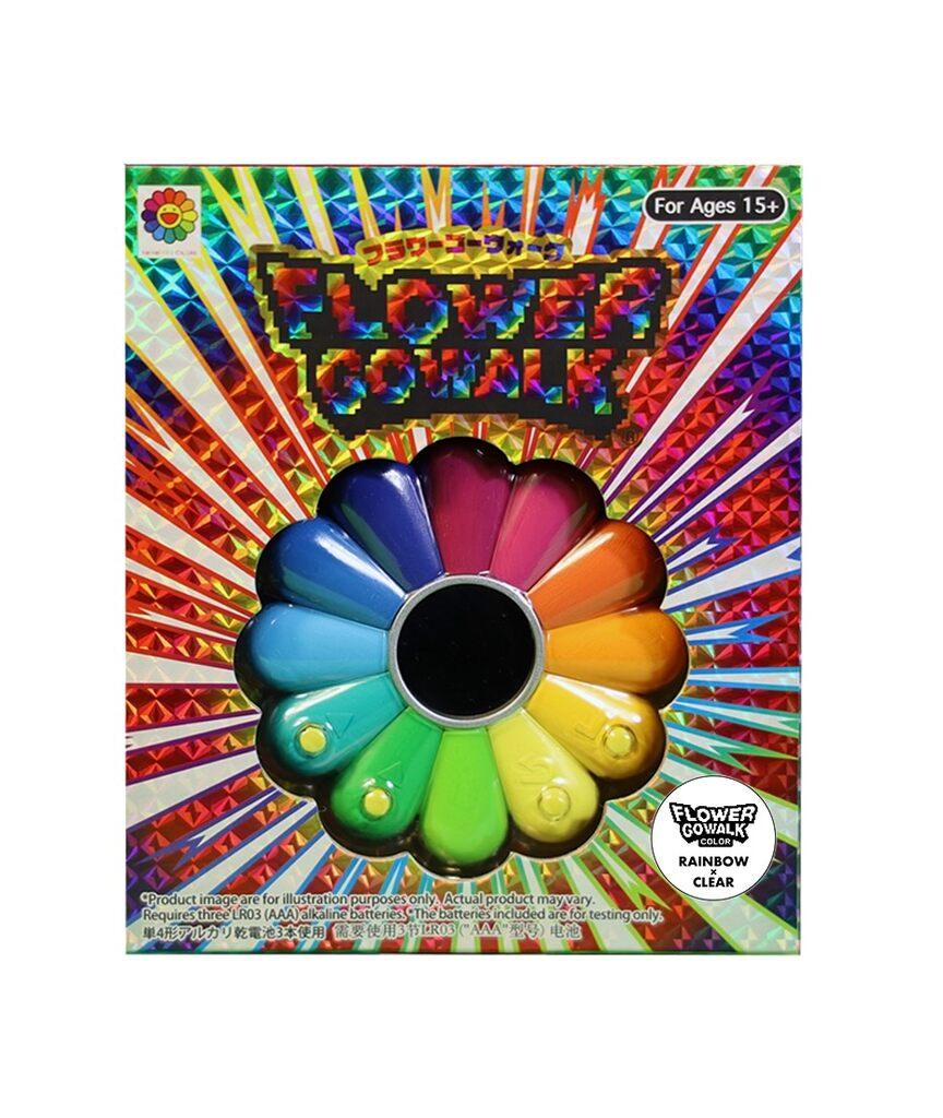 Takashi Murakami | Flower Go Walk Color (Rainbow x Clear), 2022