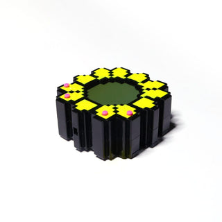 Flower Go Walk / Yellow (Body Color: Black), 2022-Takashi Murakami-Pinto Gallery