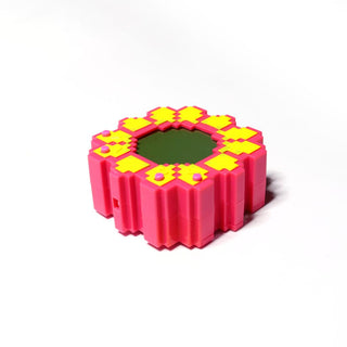 Flower Go Walk / Yellow (Body Color: Pink), 2022-Takashi Murakami-Pinto Gallery