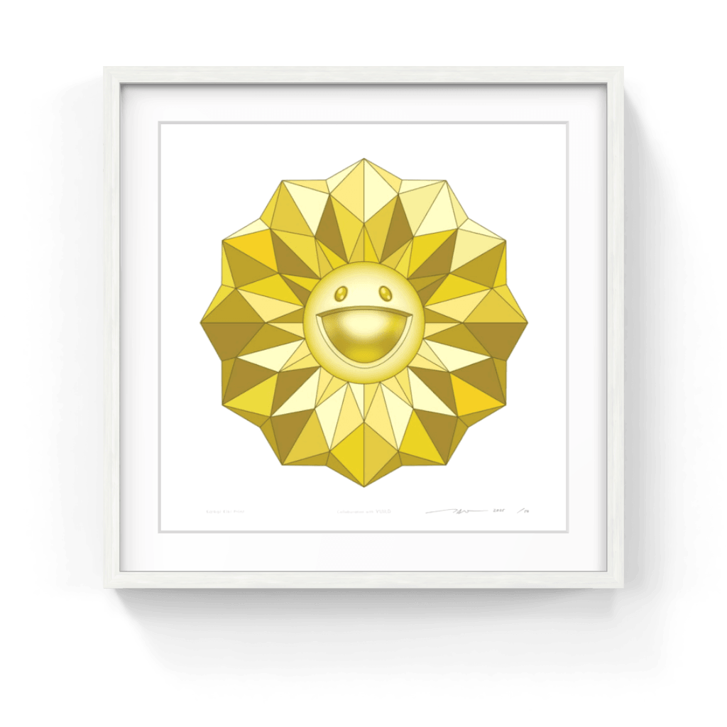 Takashi Murakami | Flower Polygon Gold (VUILD), 2025 – Pinto Gallery