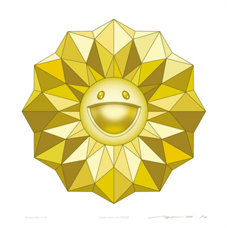 Flower Polygon Gold (VUILD), 2025-Takashi Murakami-Pinto Gallery