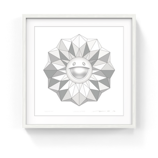 Flower Polygon Platinum (VUILD), 2025-Takashi Murakami-Pinto Gallery