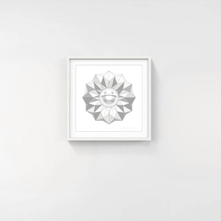 Flower Polygon Platinum (VUILD), 2025-Takashi Murakami-Pinto Gallery