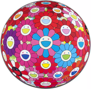 Flowerball (3D) - Blue, Red, 2013-Takashi Murakami-Pinto Gallery