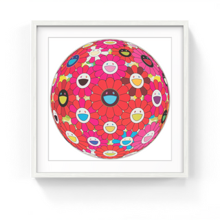 Flowerball (3D) - Red, Pink, Blue, 2013-Takashi Murakami-Pinto Gallery