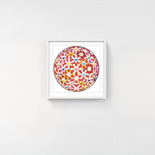 Flowerball: Koi/Red-crowned Crane Vermilion, 2017-Takashi Murakami-Pinto Gallery