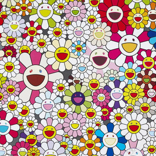 Flowers Blooming in this World and the Land of Nirvana 2, 2013-Takashi Murakami-Pinto Gallery