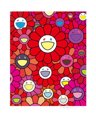 Flowers and Prosperity Bloody Red, 2025-Takashi Murakami-Pinto Gallery