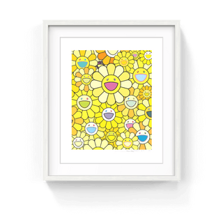 Flowers and Prosperity Golden Yellow, 2025-Takashi Murakami-Pinto Gallery