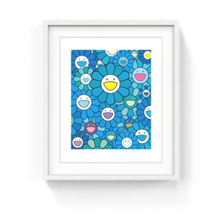 Flowers and Prosperity Lapis Lazuli Blue, 2025-Takashi Murakami-Pinto Gallery