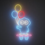 Flying Scoop LED Neon Sign, 2024