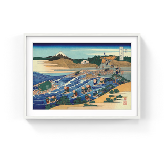 Fuji from Kanaya on the Tokaido, After 1830-Katsushika Hokusai-Pinto Gallery