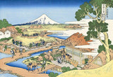 Fuji from a Tea Field in Katakura in Suruga Province, After 1830
