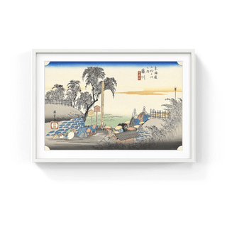 Fujikawa -Boundary of the Station, After 1833-Utagawa Hiroshige (Andō Hiroshige)-Pinto Gallery