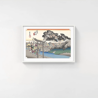 Fujisawa -Yugyo Temple, After 1833-Utagawa Hiroshige (Andō Hiroshige)-Pinto Gallery