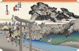 Fujisawa -Yugyo Temple, After 1833-Utagawa Hiroshige (Andō Hiroshige)-Pinto Gallery