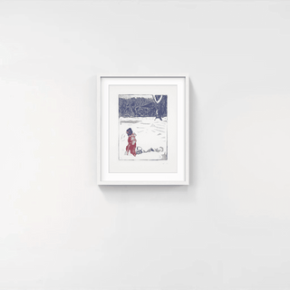 Girl in Snow With Tree, 2012-Billy Childish-Pinto Gallery