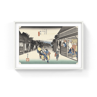 Goyu -The Inn Touts, After 1833-Utagawa Hiroshige (Andō Hiroshige)-Pinto Gallery