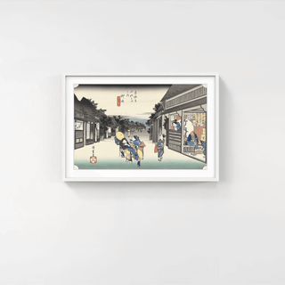 Goyu -The Inn Touts, After 1833-Utagawa Hiroshige (Andō Hiroshige)-Pinto Gallery