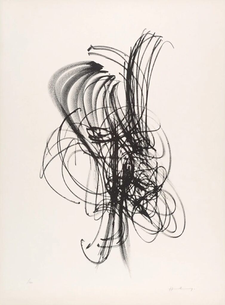 Hans Hartung - L 38, 1958 - Pinto Gallery