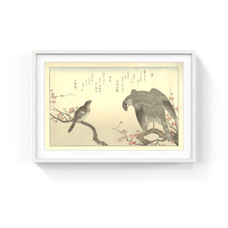 Hawk and Shrike, After 1792-Kitagawa Utamaro-Pinto Gallery