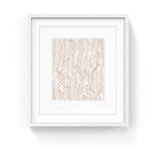 Herringbone Floor, 2001-Rachel Whiteread-Pinto Gallery