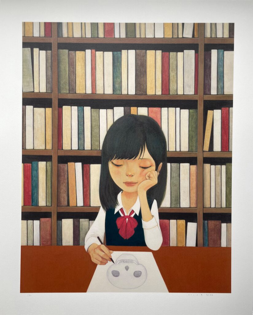 Hideaki Kawashima - Drawing (hand-finished), 2022 - Pinto Gallery