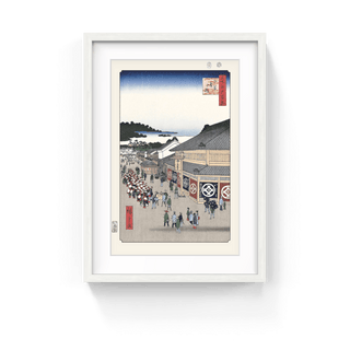 Hirokoji Street in Shitaya, After 1856-Utagawa Hiroshige (Andō Hiroshige)-Pinto Gallery