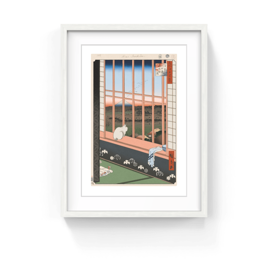 Edo Rice Fields Takashi Murakami | Hiroshige’s 100 Famous Views of Edo: Japonisme ...
