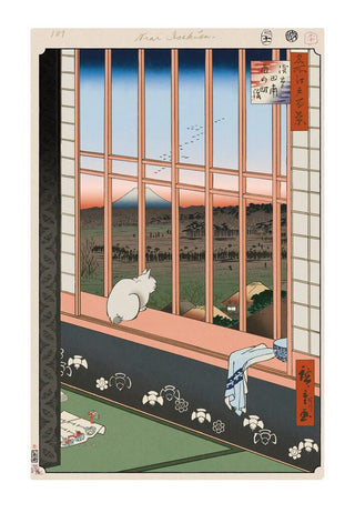 Hiroshige’s 100 Famous Views of Edo: Japonisme Reconsidered—Asakusa Ricefields and Torinomachi Festival, 2025-Takashi Murakami-Pinto Gallery