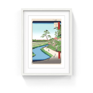 Hiroshige’s 100 Famous Views of Edo: Japonisme Reconsidered—Bashō’s Hermitage and Camellia Hill on the Kanda Aqueduct at Sekiguchi, 2025-Takashi Murakami-Pinto Gallery