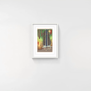 Hiroshige’s 100 Famous Views of Edo: Japonisme Reconsidered—Fudō Falls, Ōji, 2025-Takashi Murakami-Pinto Gallery