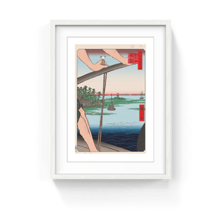 Hiroshige’s 100 Famous Views of Edo: Japonisme Reconsidered—Haneda Ferry and Benten Shrine, 2025-Takashi Murakami-Pinto Gallery