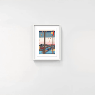 Hiroshige’s 100 Famous Views of Edo: Japonisme Reconsidered—Inari Bridge and Minato Shrine, Teppōzu, 2025-Takashi Murakami-Pinto Gallery