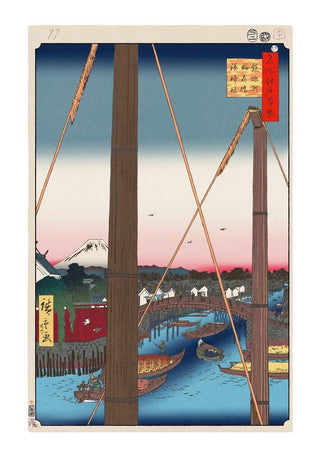 Hiroshige’s 100 Famous Views of Edo: Japonisme Reconsidered—Inari Bridge and Minato Shrine, Teppōzu, 2025-Takashi Murakami-Pinto Gallery