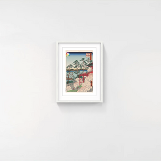 Hiroshige’s 100 Famous Views of Edo: Japonisme Reconsidered— Kiyomizu Hall and Shinobazu Pond at Ueno, 2025-Takashi Murakami-Pinto Gallery