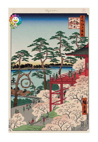 Hiroshige’s 100 Famous Views of Edo: Japonisme Reconsidered— Kiyomizu Hall and Shinobazu Pond at Ueno, 2025-Takashi Murakami-Pinto Gallery