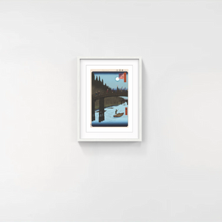 Hiroshige's 100 Famous Views of Edo: Japonisme Reconsidered—Kyōbashi Takegashi UFOs Have Been Flying Over Japan!, 2025-Takashi Murakami-Pinto Gallery