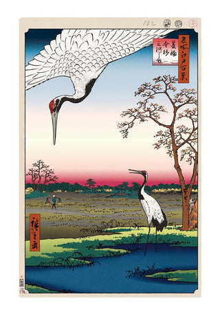 Hiroshige’s 100 Famous Views of Edo: Japonisme Reconsidered—Minowa, Kanasugi,Mikawashima, 2025-Takashi Murakami-Pinto Gallery