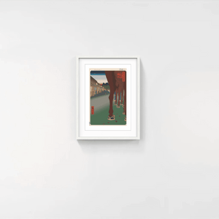Hiroshige’s 100 Famous Views of Edo: Japonisme Reconsidered—Naitō-Shinjuku,Yotsuya, 2025-Takashi Murakami-Pinto Gallery
