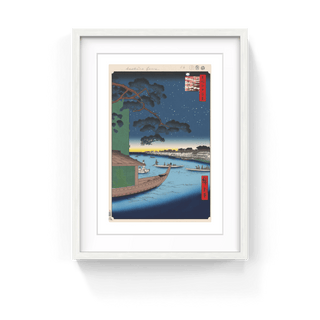 Hiroshige’s 100 Famous Views of Edo: Japonisme Reconsidered—Pine of Success and Oumayagashi, Asakusa River, 2025-Takashi Murakami-Pinto Gallery
