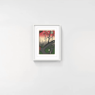 Hiroshige’s 100 Famous Views of Edo: Japonisme Reconsidered—Plum Estate,Kameido, 2025-Takashi Murakami-Pinto Gallery