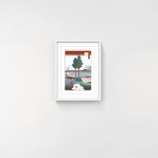 Hiroshige’s 100 Famous Views of Edo: Japonisme Reconsidered—Suwa Bluff, Nippori, 2025-Takashi Murakami-Pinto Gallery