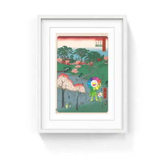 Hiroshige’s 100 Famous Views of Edo: Japonisme Reconsidered—Temple Gardens,Nippori, 2025-Takashi Murakami-Pinto Gallery