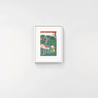 Hiroshige’s 100 Famous Views of Edo: Japonisme Reconsidered—Temple Gardens,Nippori, 2025-Takashi Murakami-Pinto Gallery