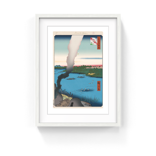 Hiroshige’s 100 Famous Views of Edo: Japonisme Reconsidered—Tile Kilns and Hashiba Ferry, Sumida River, 2025-Takashi Murakami-Pinto Gallery