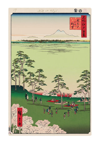 Hiroshige’s 100 Famous Views of Edo: Japonisme Reconsidered—View to the North from Asukayama, 2025-Takashi Murakami-Pinto Gallery